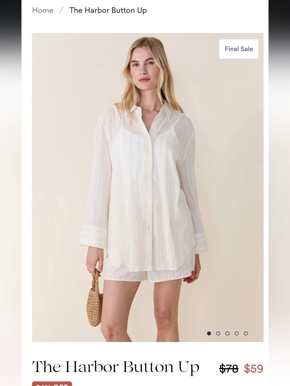 Andie Swim | The Harbour Button Up